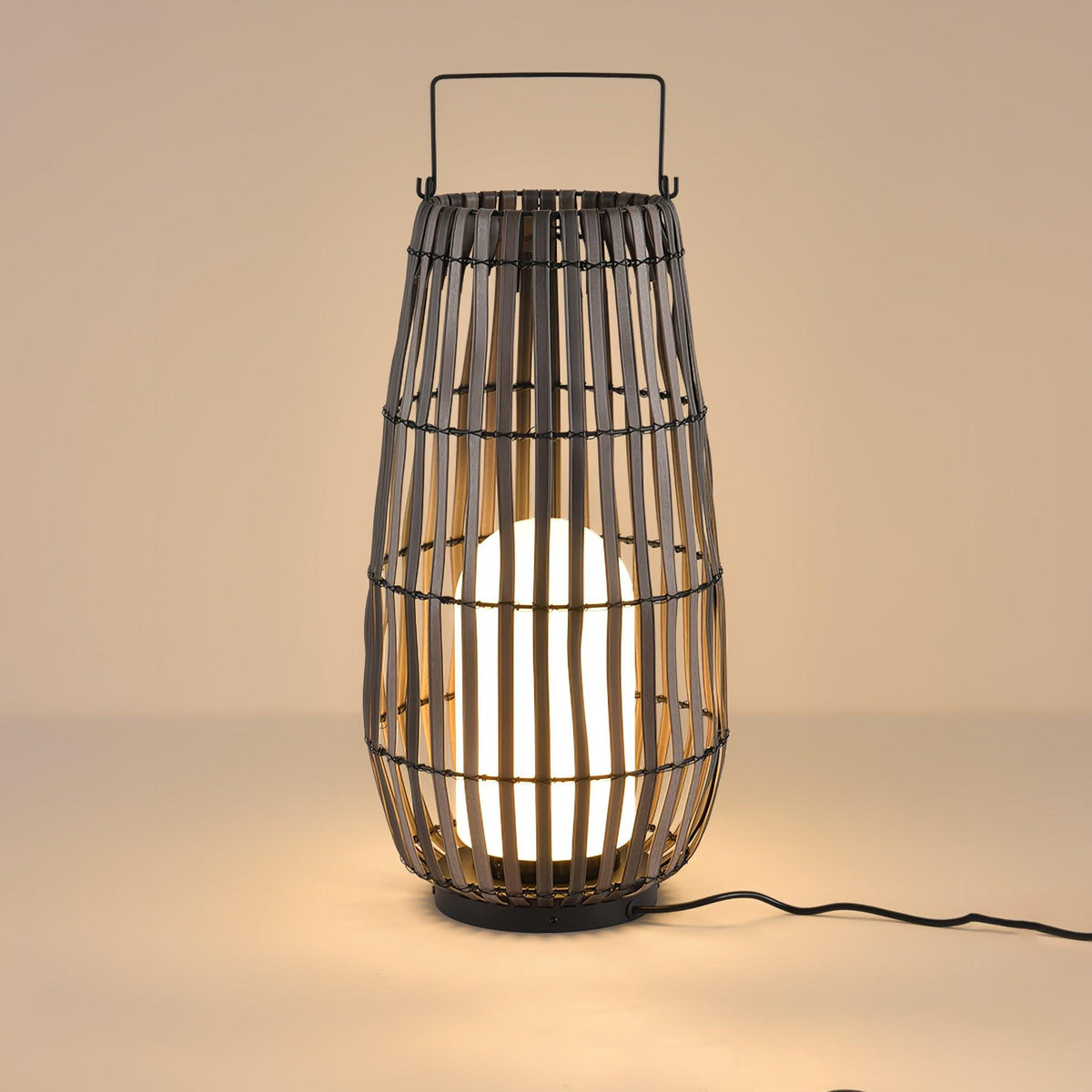 Vereris Lampe Extérieure Lanterne Tressée Tropic