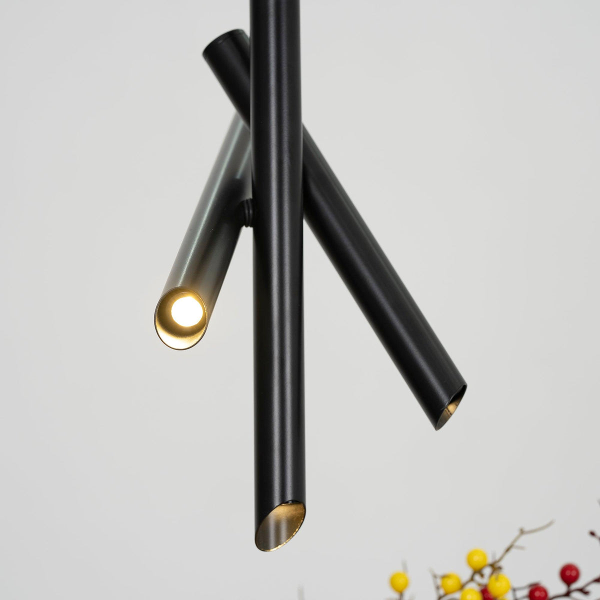 Sorenelle Lampe suspendue tubes aluminium minimaliste