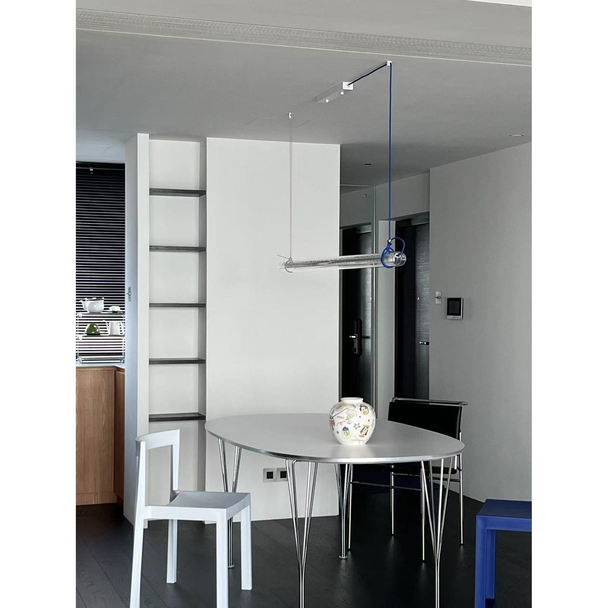 Eronexx Moderne Minimalisme Linéaire LED Verre Lumière Suspension-Cielum