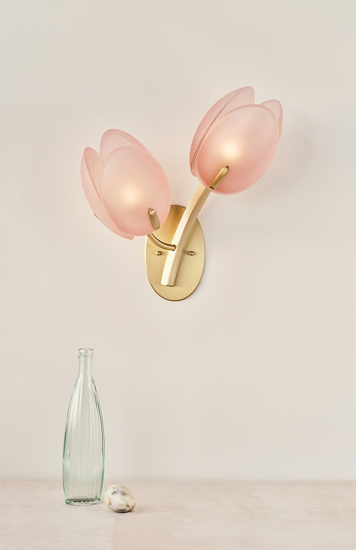 Orlantha Lampe Murale en Verre Art Nordic Bloom