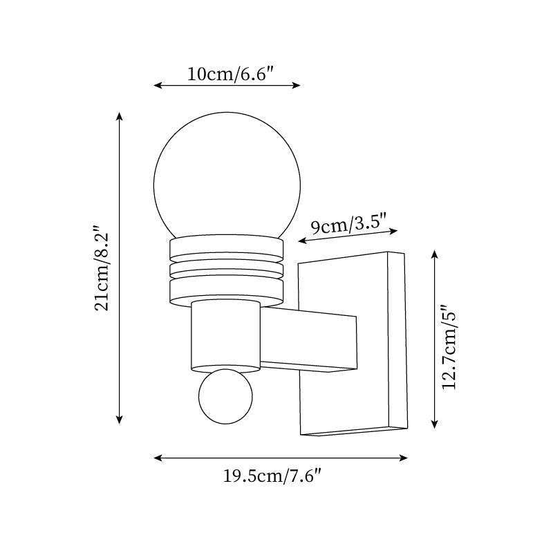 Beam Solid Wood Wall Lamp-Neutral Decor