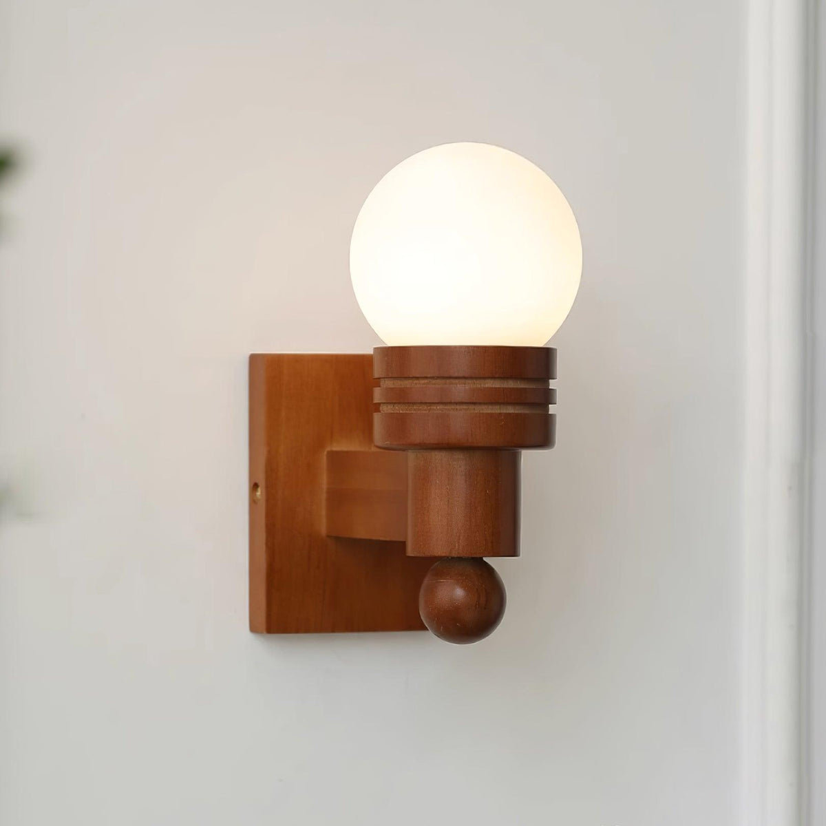 Beam Solid Wood Wall Lamp-Neutral Decor