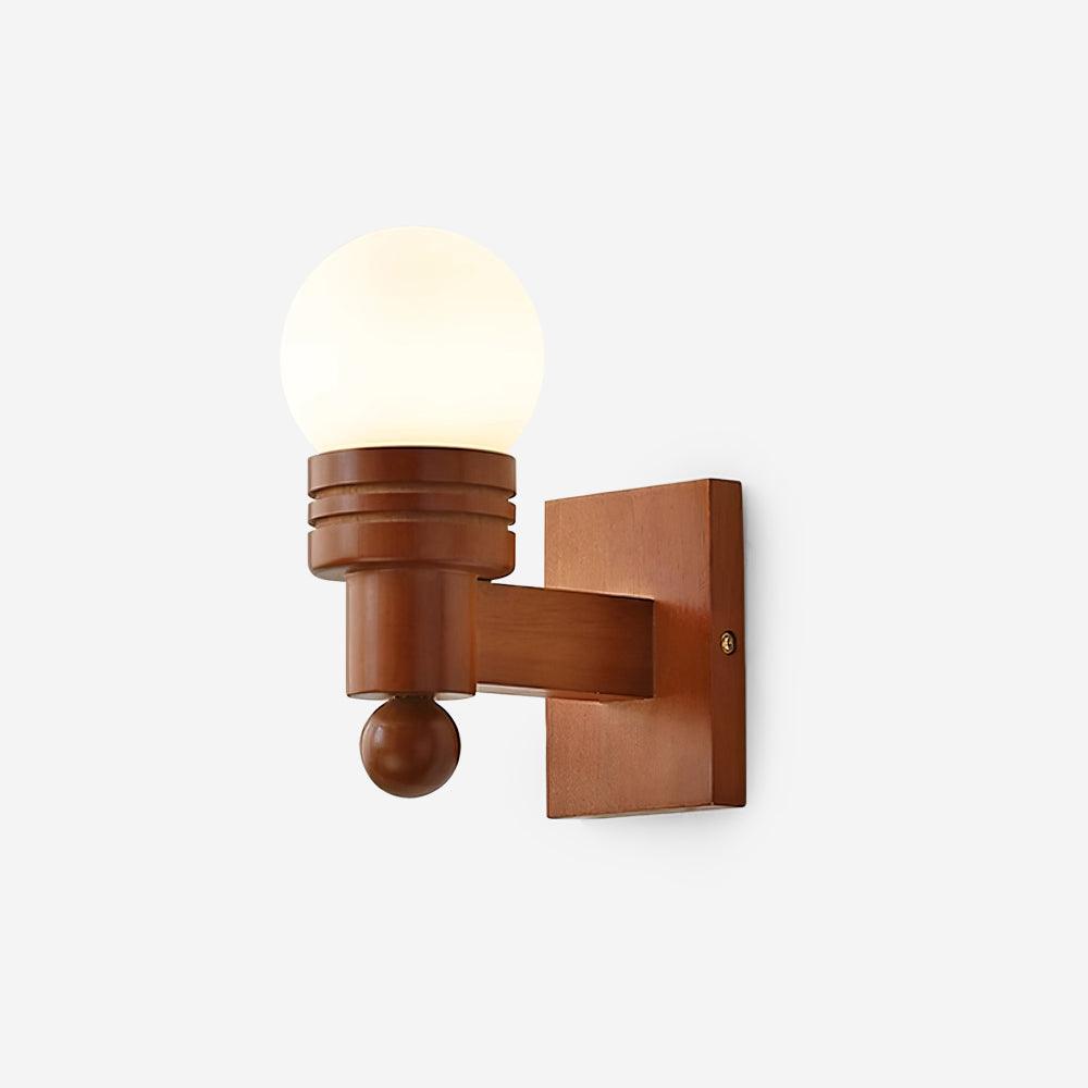 Beam Solid Wood Wall Lamp-Neutral Decor