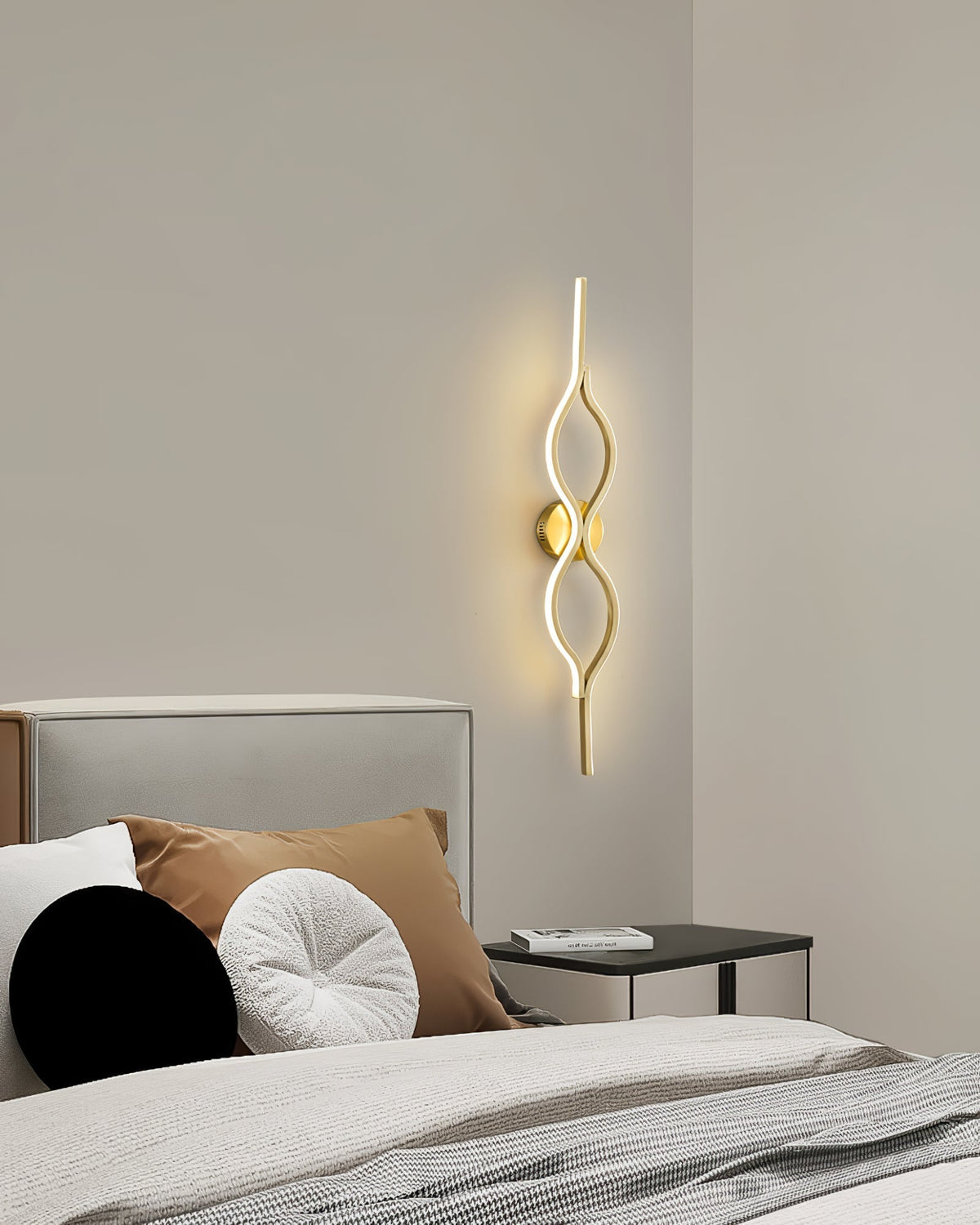 Levios Classique Torsade Laiton Applique Lumière