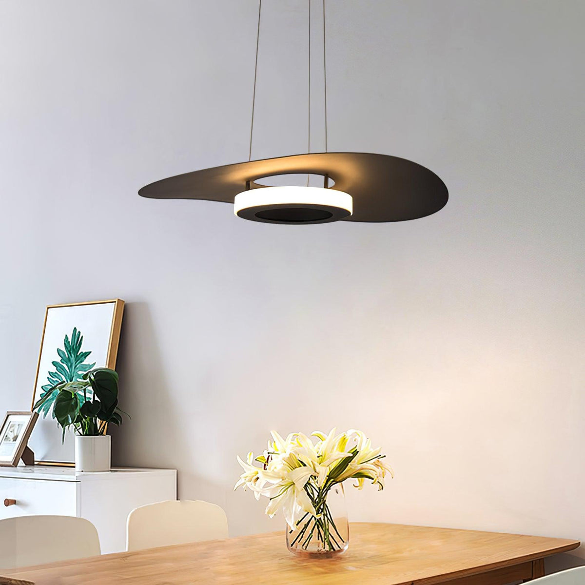 Finnael Suspension en aluminium avec anneau OVNI minimaliste