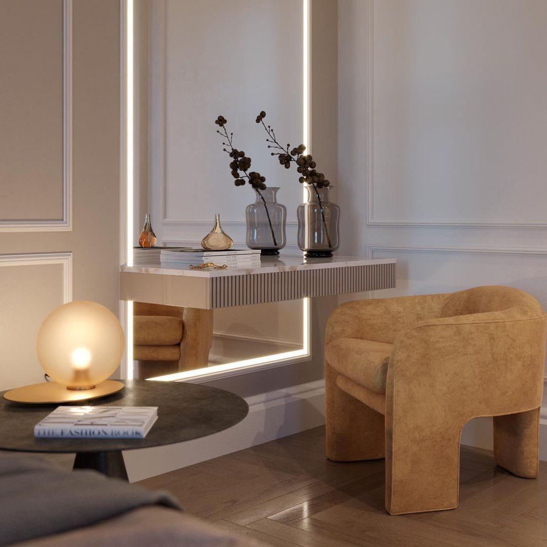 Cirivena Lampe de Table Moderne
