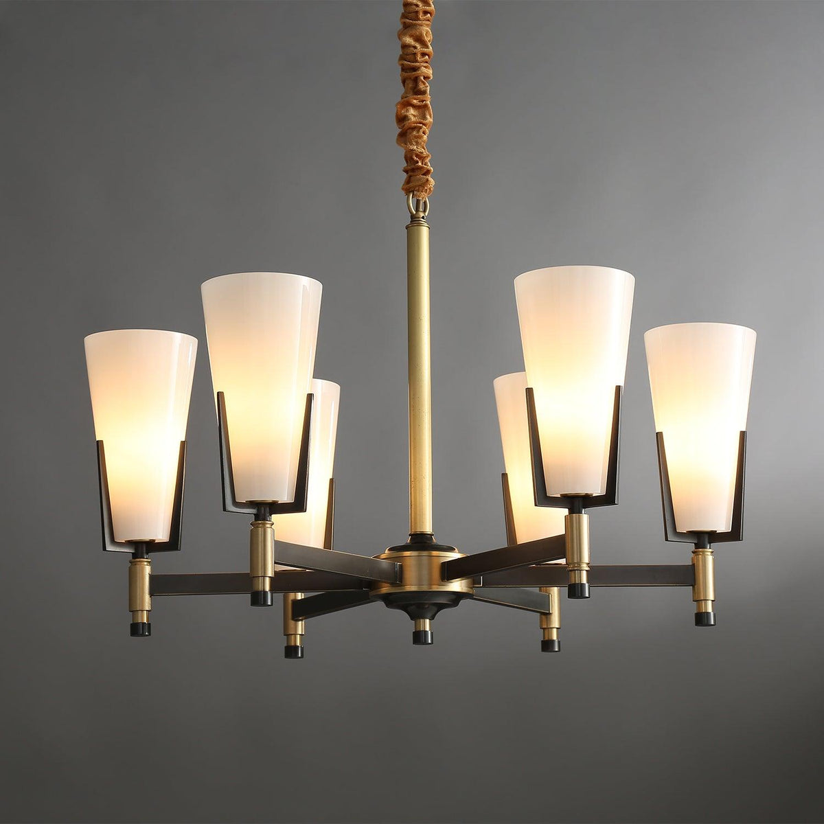 Gleam Lustre en Laiton de Luxe