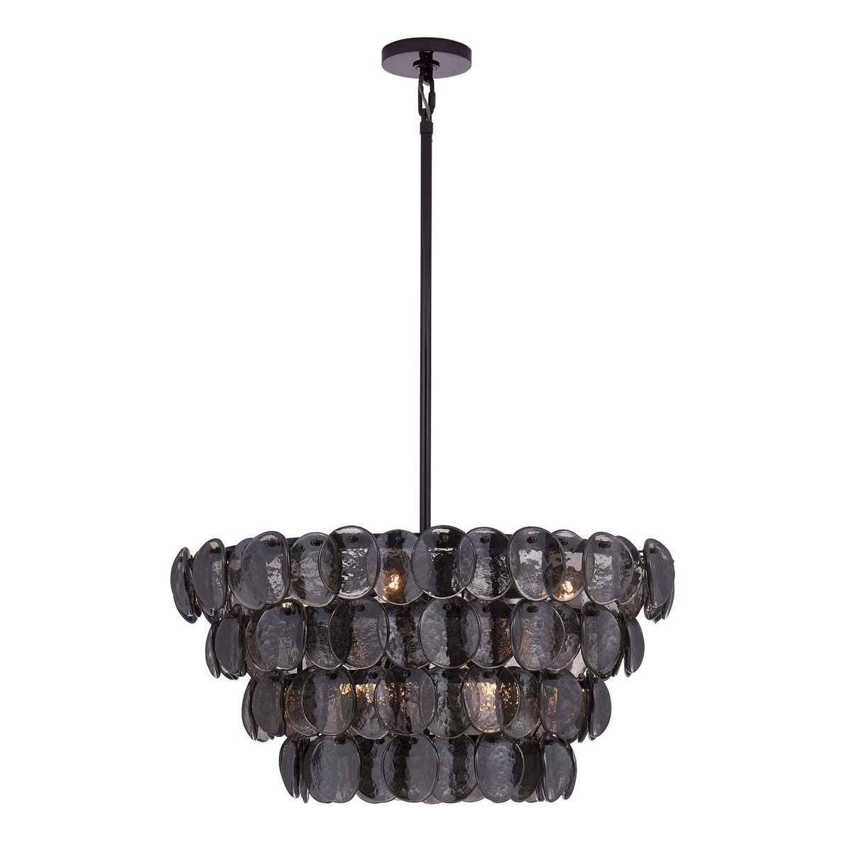 Silviel Lustre Luxueux en Verre et Laiton