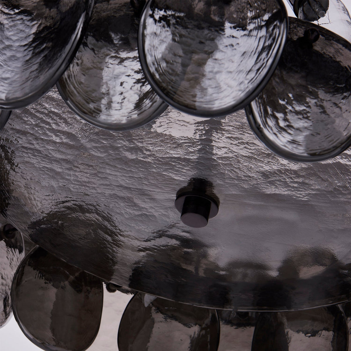 Silviel Lustre Luxueux en Verre et Laiton