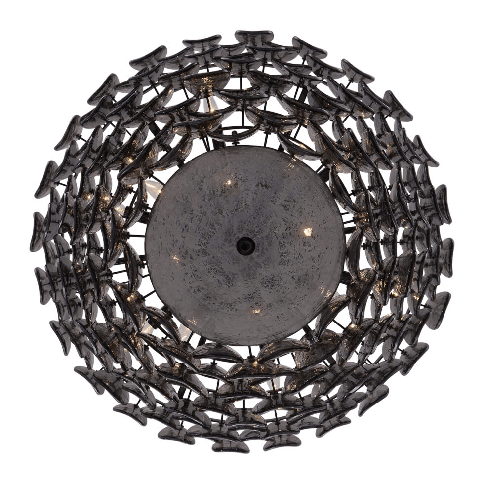 Mavista Lustre Luxueux en Verre et Laiton
