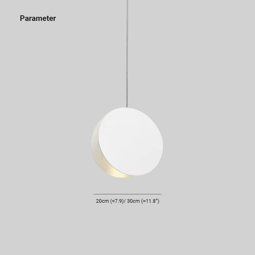 Valentina Ronde LED Suspension Blanc Rose Métal Blanc Salon Chambre