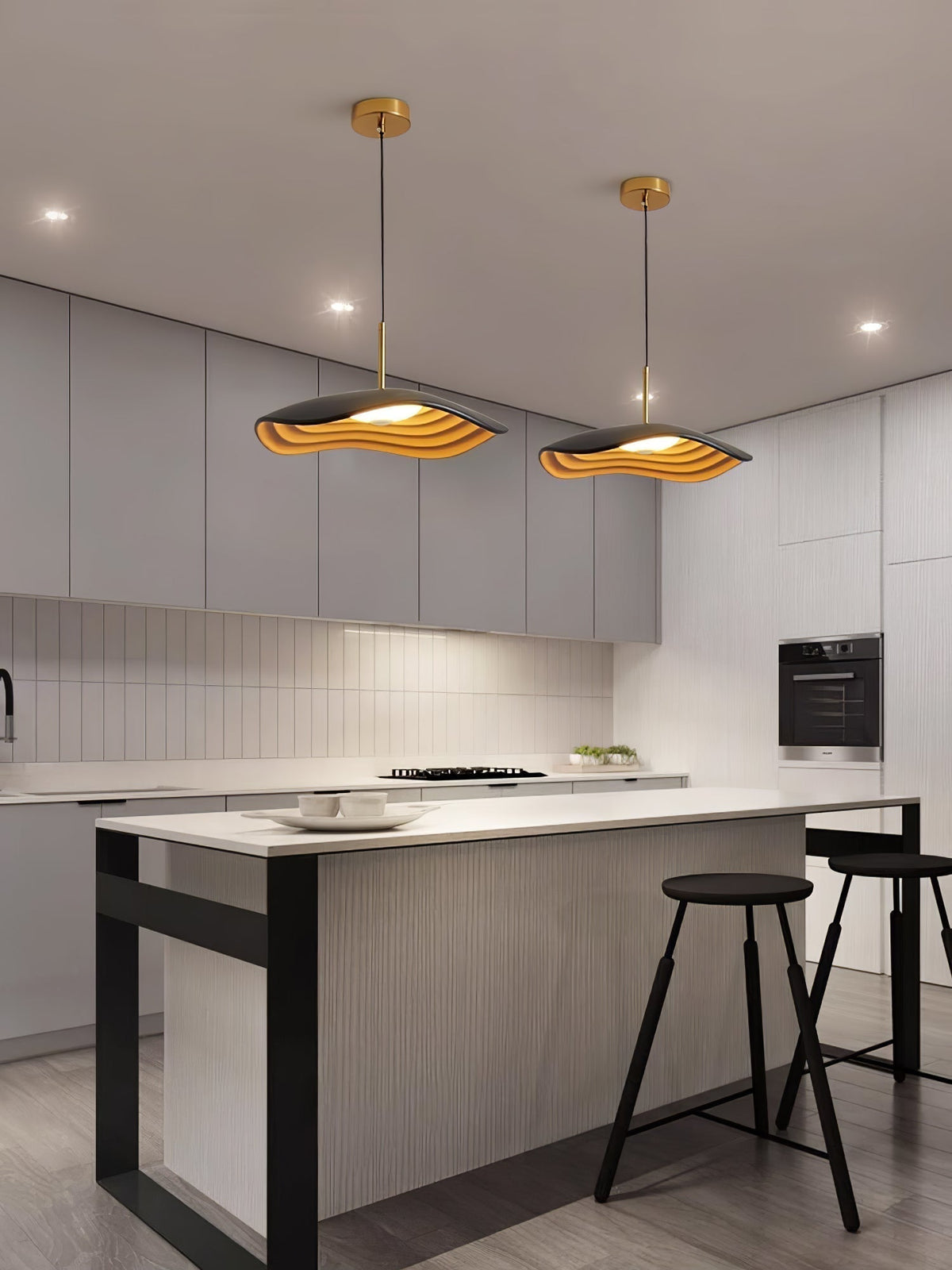 Zynthra Lampe suspendue artistique en résine