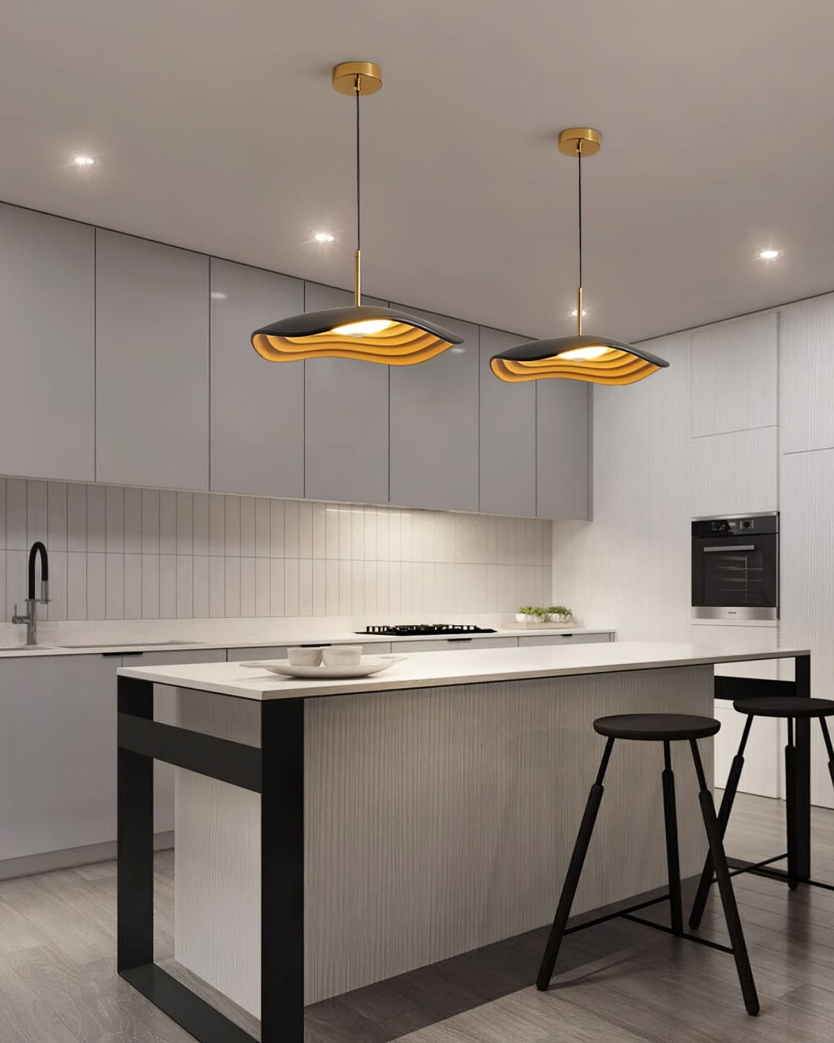 Zynthra Lampe suspendue artistique en résine
