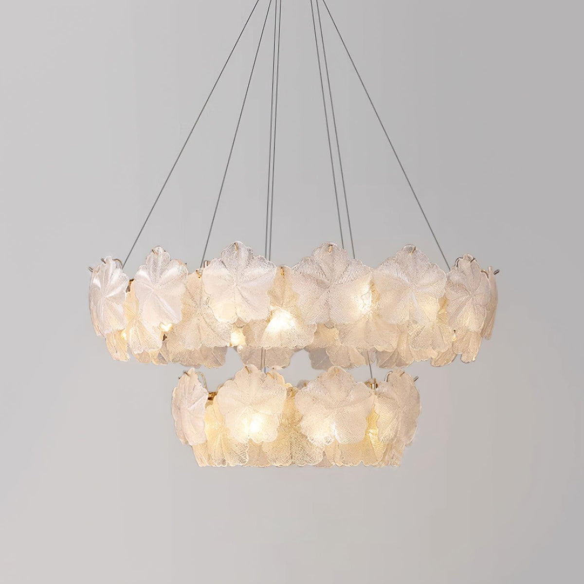 Vitheir Lustre en Verre Floral