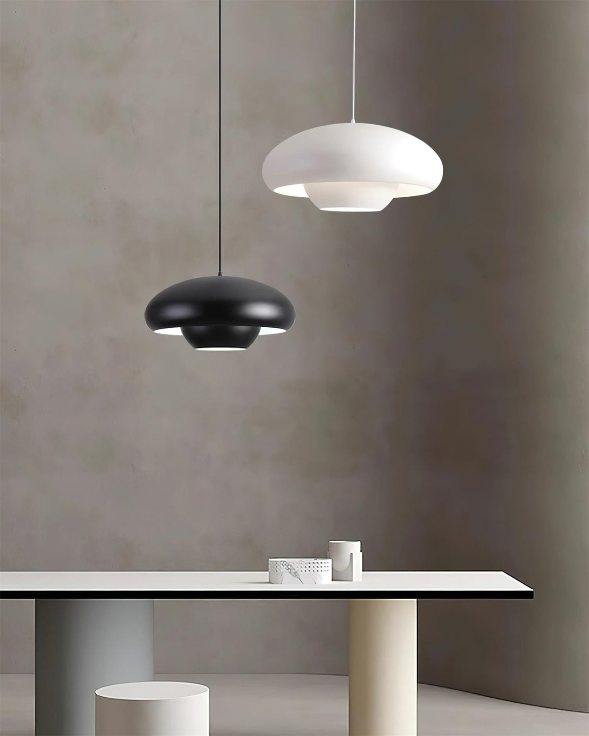 Duvio Black Pendant Light-Neutral Decor