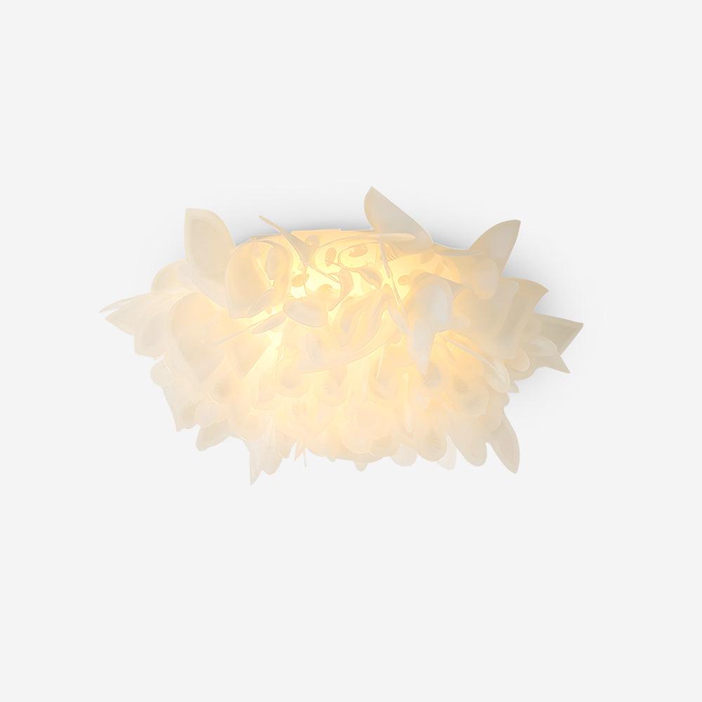Ceiling Lamp Sculpted Petal Cluster Artistic Modern Statement-Neutral Decor