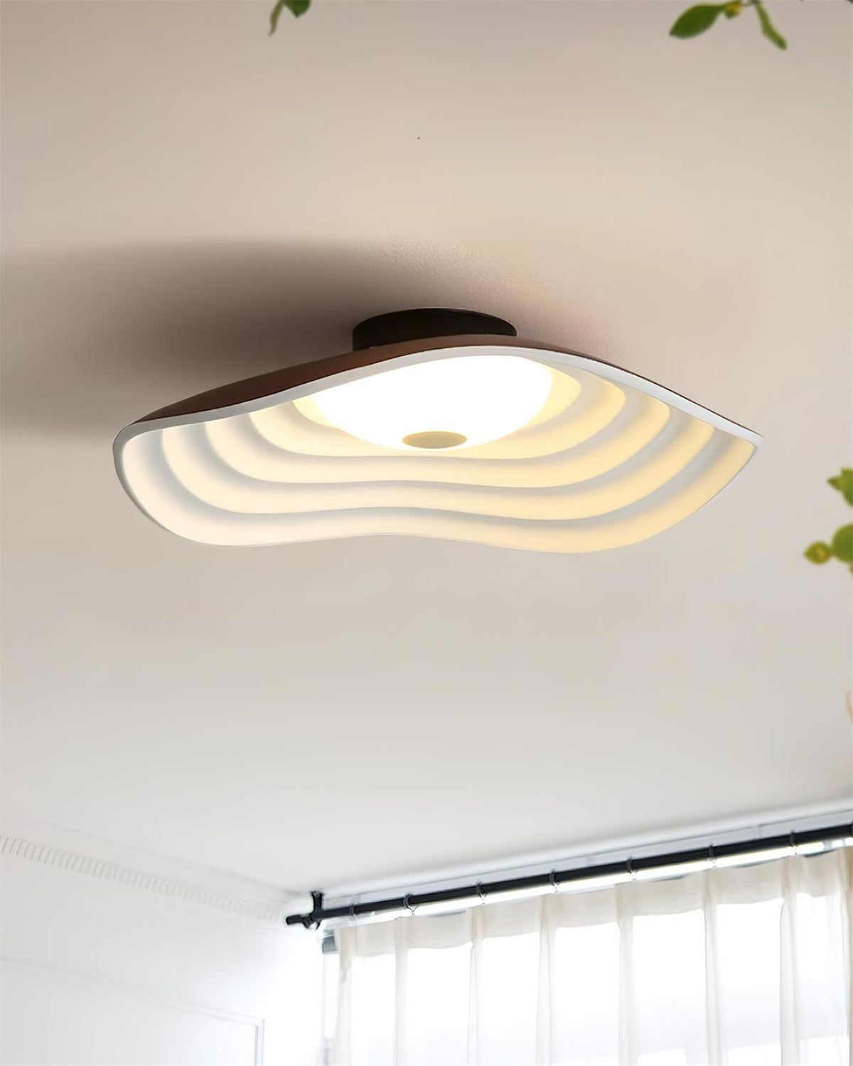Zeylo Wave Ceiling Lamp-Neutral Decor