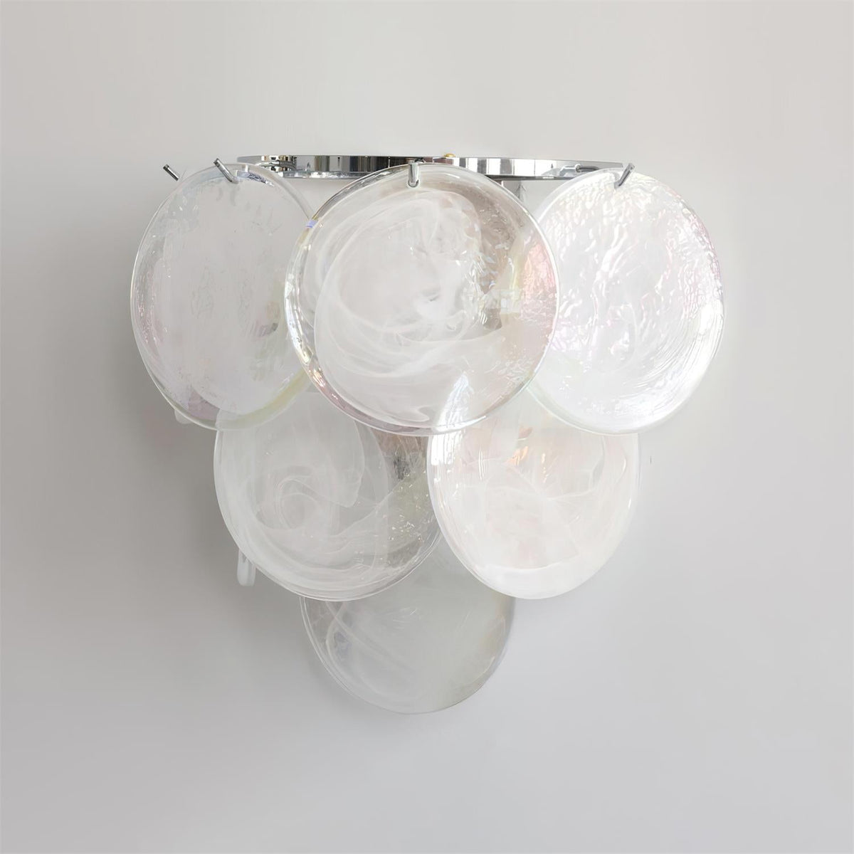 Elisa Wall Lamp Multicolor Art Glass Sconce-Neutral Decor