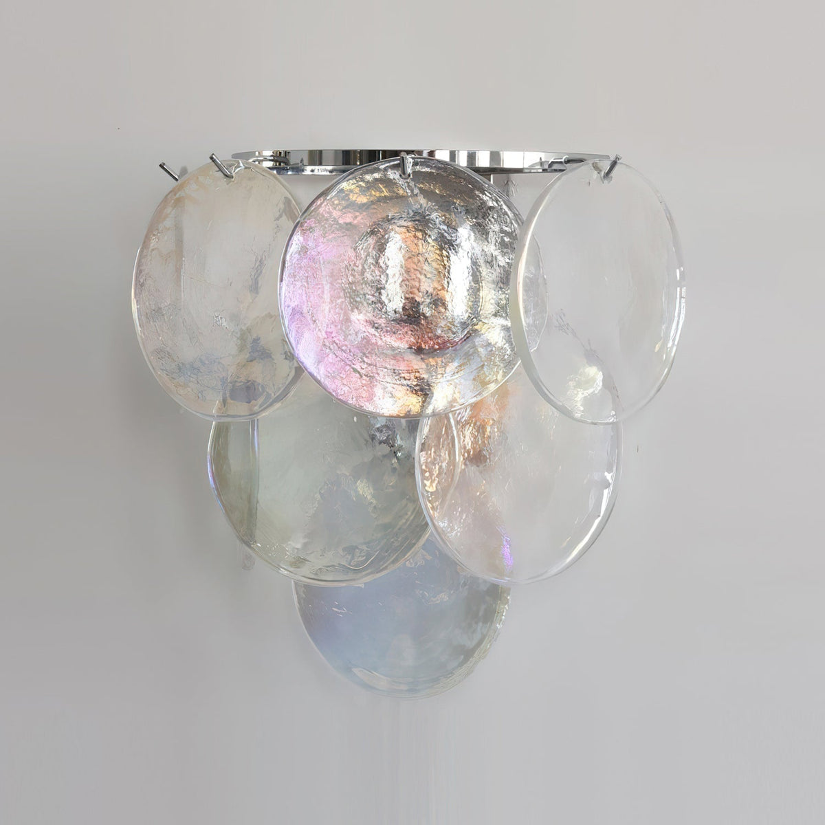 Elisa Wall Lamp Multicolor Art Glass Sconce-Neutral Decor