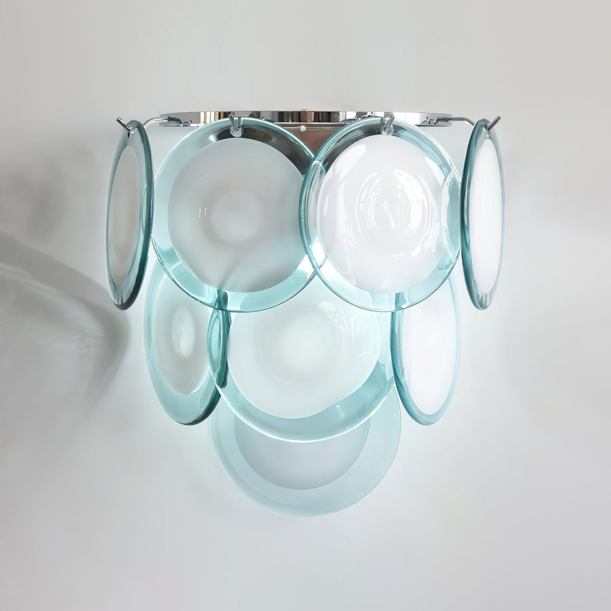 Elisa Wall Lamp Multicolor Art Glass Sconce-Neutral Decor