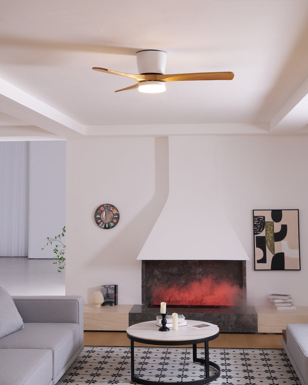 Miroise Ventilateur de Plafond avec Éclairage