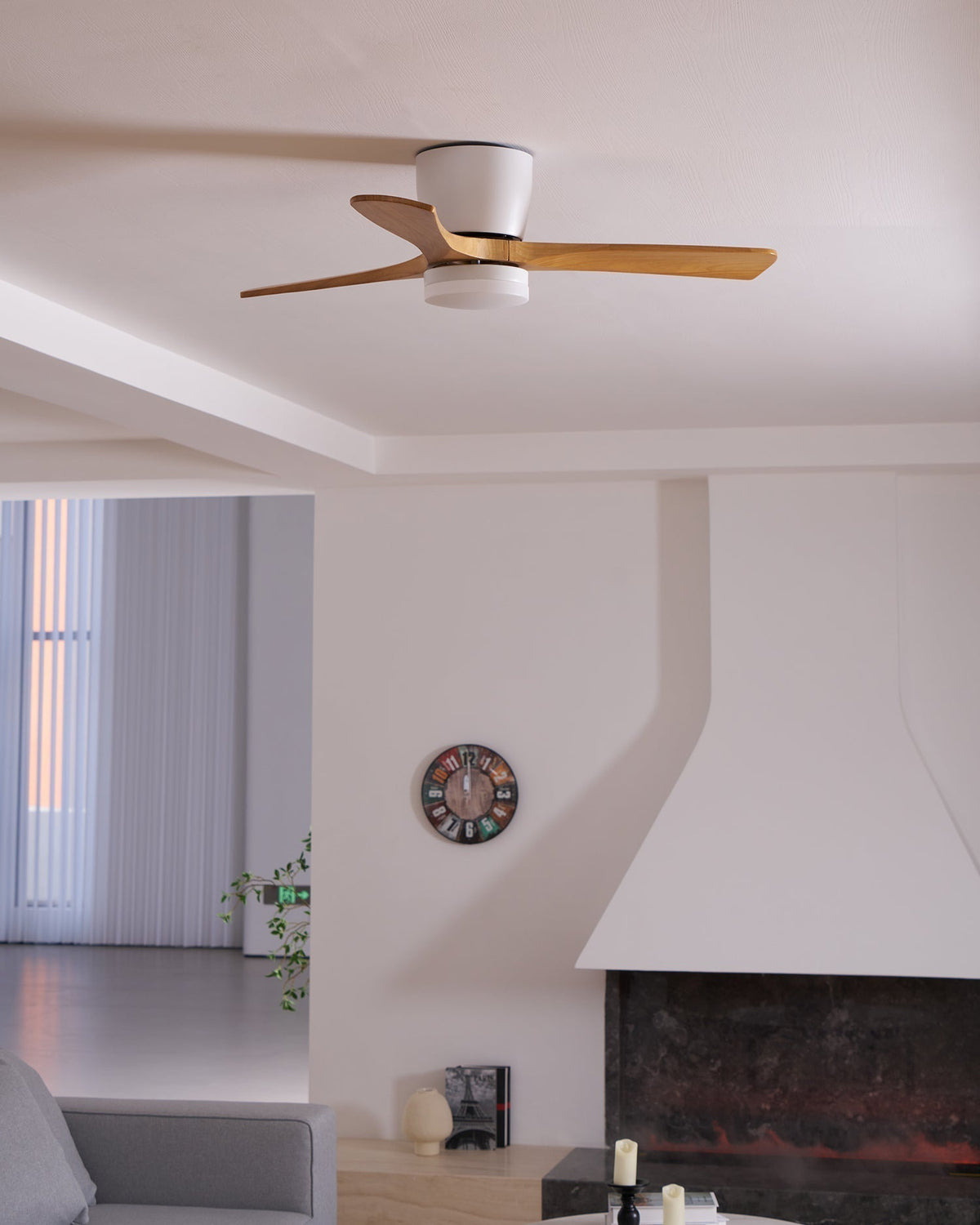 Miroise Ventilateur de Plafond avec Éclairage