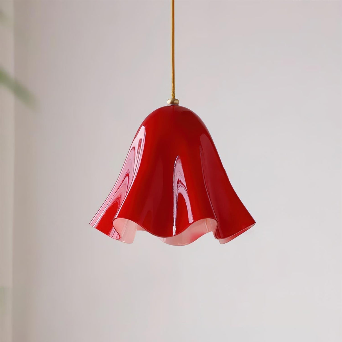 Arden Bell Glass Pendant Light-Neutral Decor