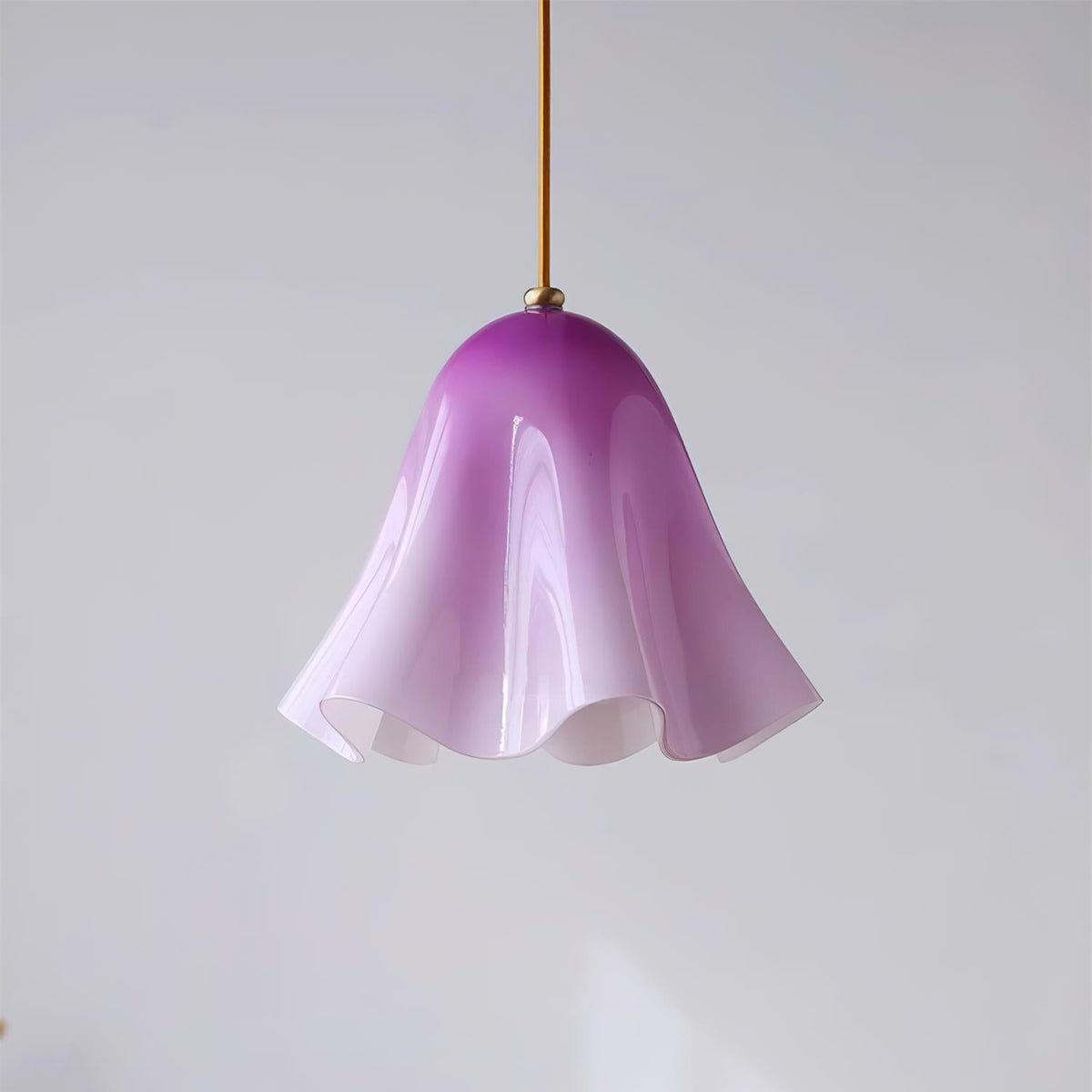 Arden Bell Glass Pendant Light-Neutral Decor