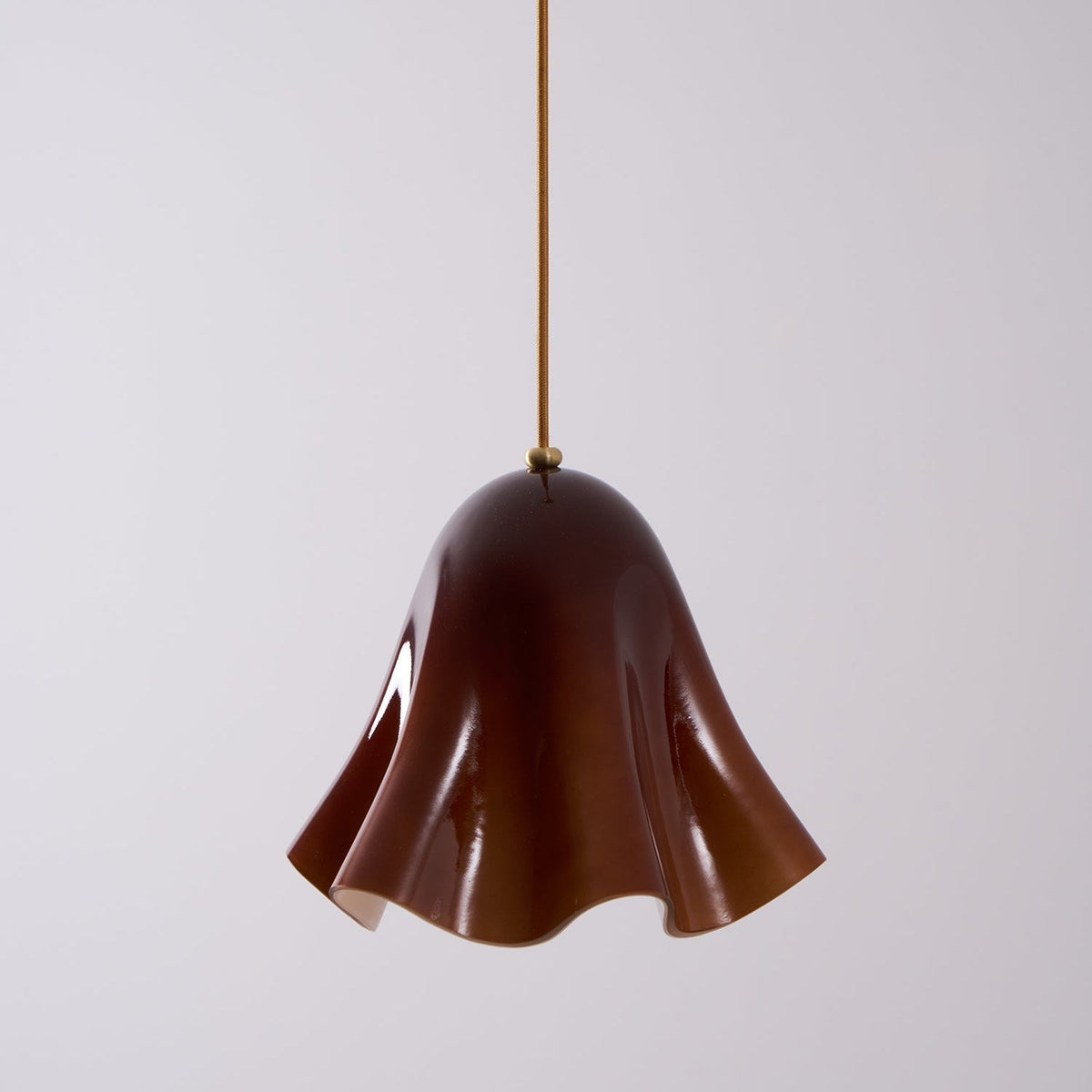 Arden Bell Glass Pendant Light-Neutral Decor