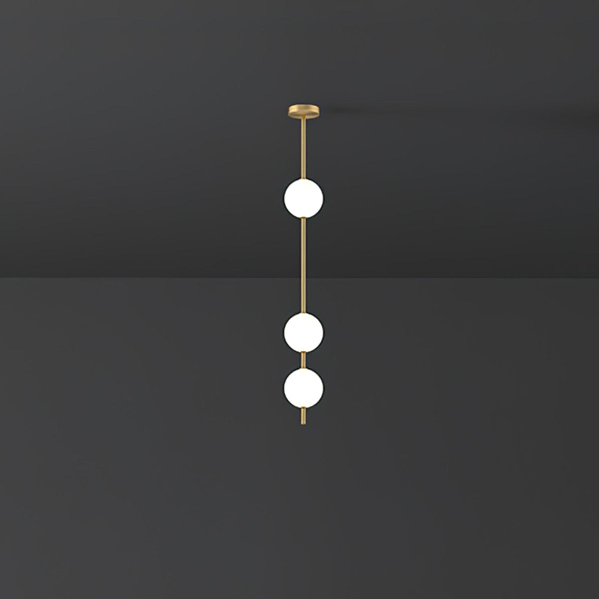 Halo Lampe suspendue moderne en laiton