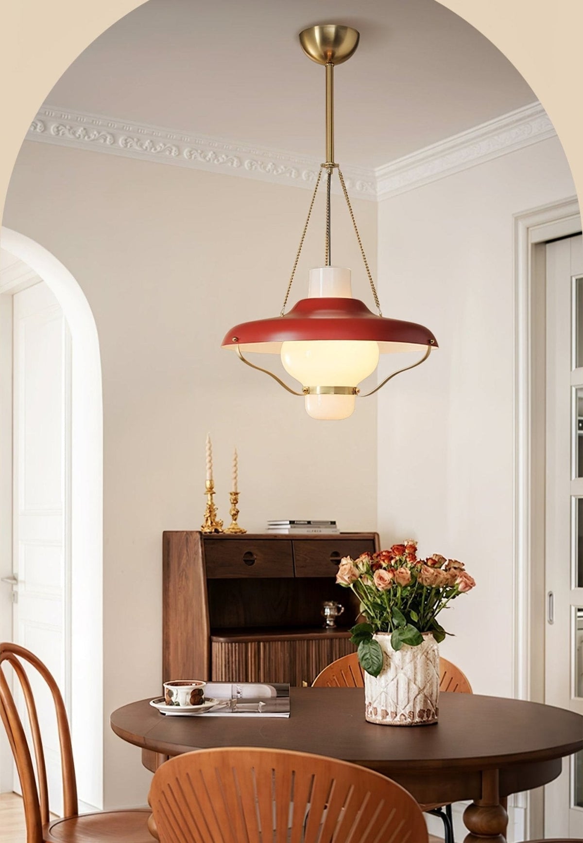 Olaeon Suspension en Verre Style Mi-Siècle