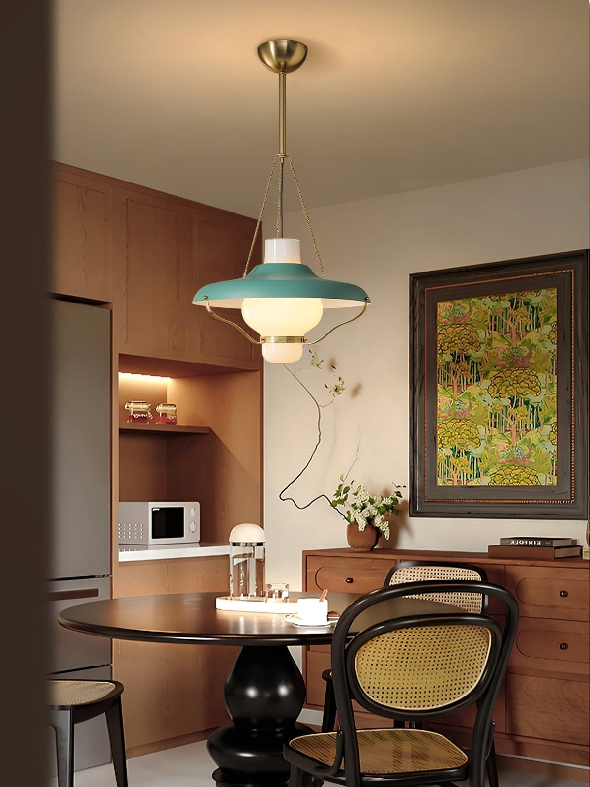 Olaeon Suspension en Verre Style Mi-Siècle