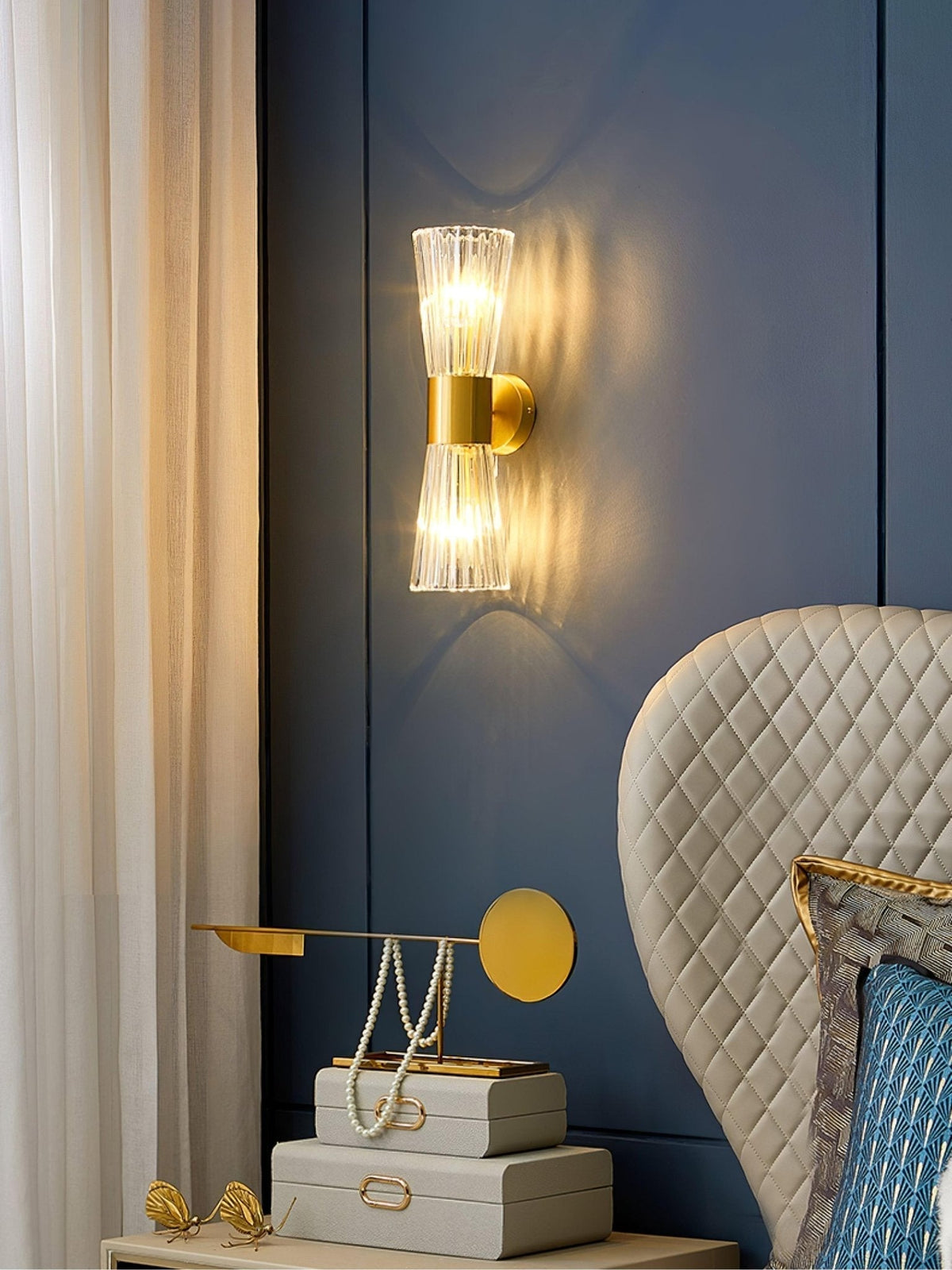 Elyral Lampe Murale Artistique en Cristal