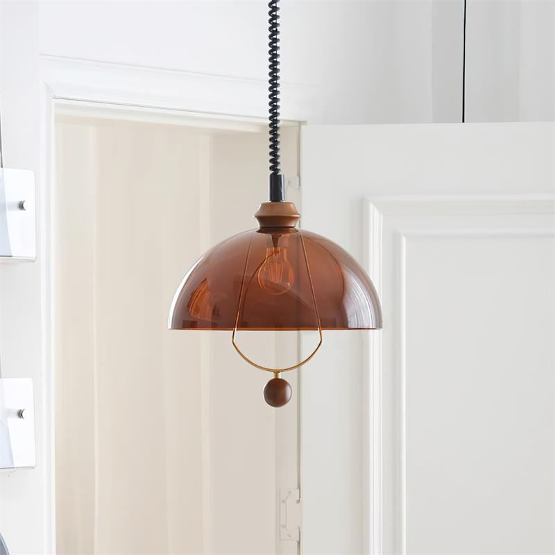 Orlena Glass Pendant Lamp-Neutral Decor