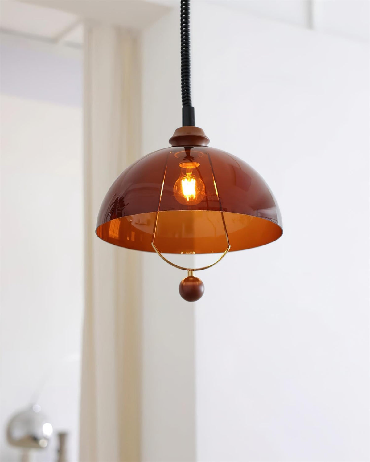 Orlena Glass Pendant Lamp-Neutral Decor