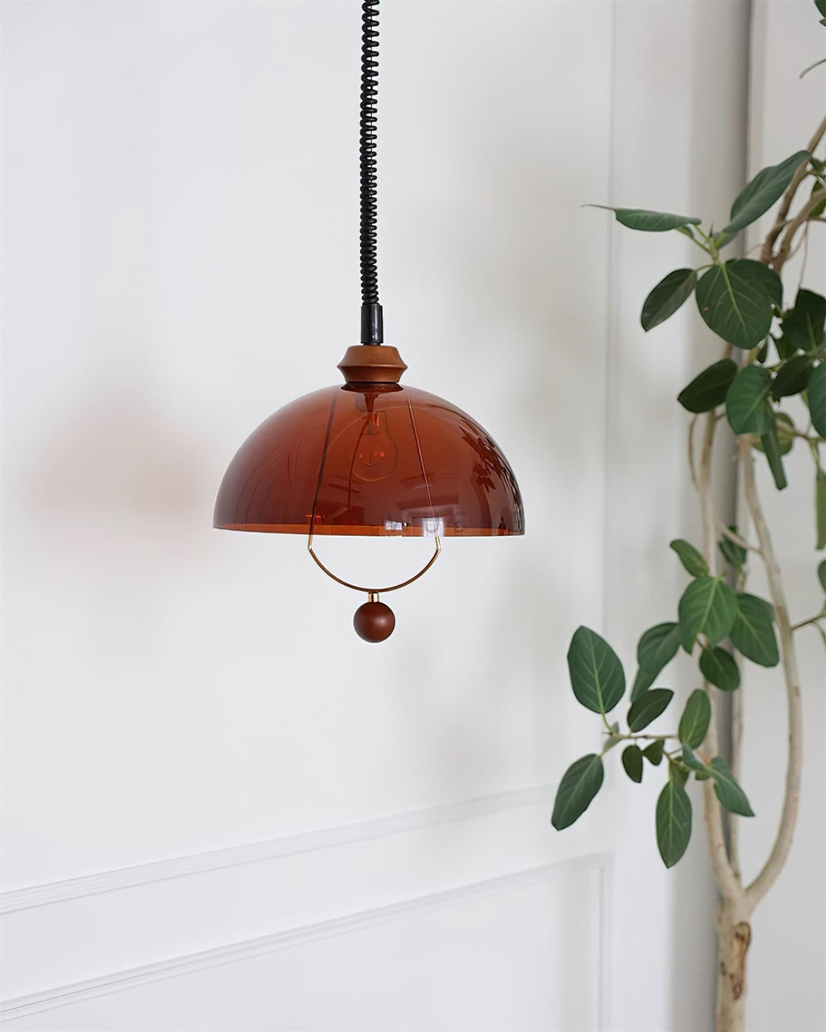 Orlena Glass Pendant Lamp-Neutral Decor