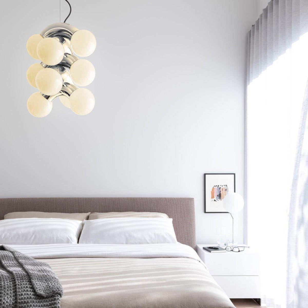Olvane Suspension en Verre Art Nordique Haut de Gamme