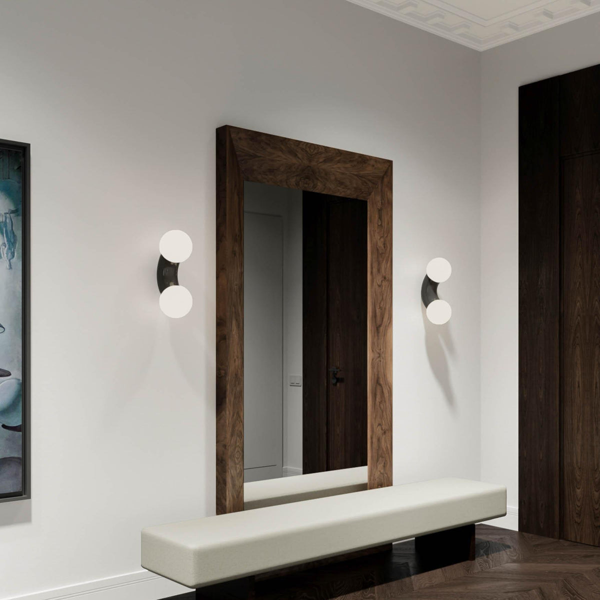 Torielle Applique Murale en Verre Art Nordique Premium