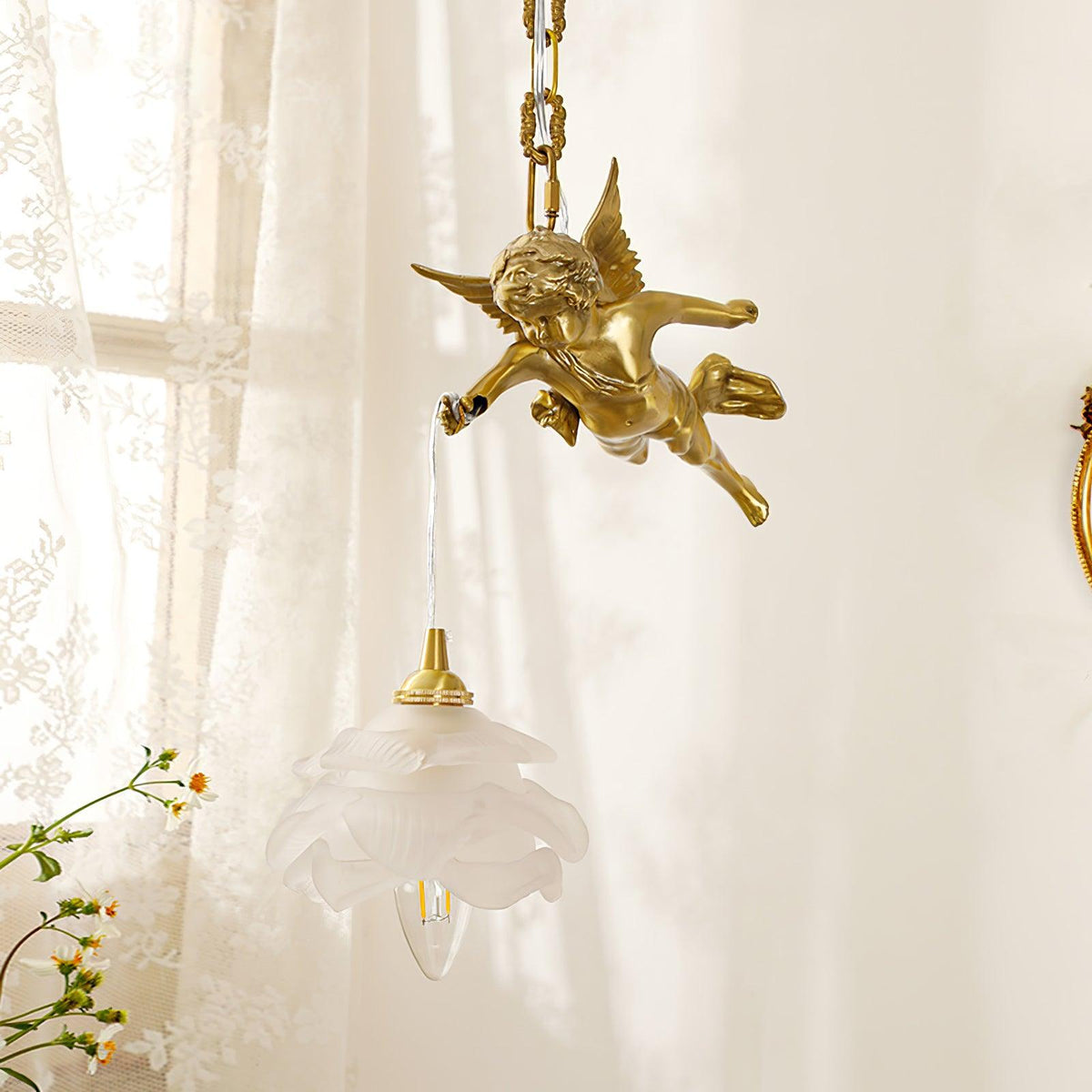 Solene Suspension Luxe en Laiton