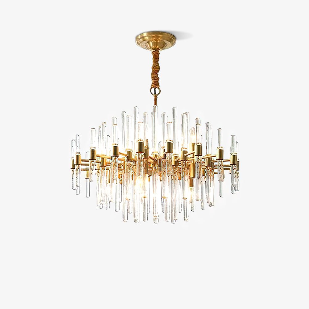 Rilenae Lustre en Laiton Antique de Luxe
