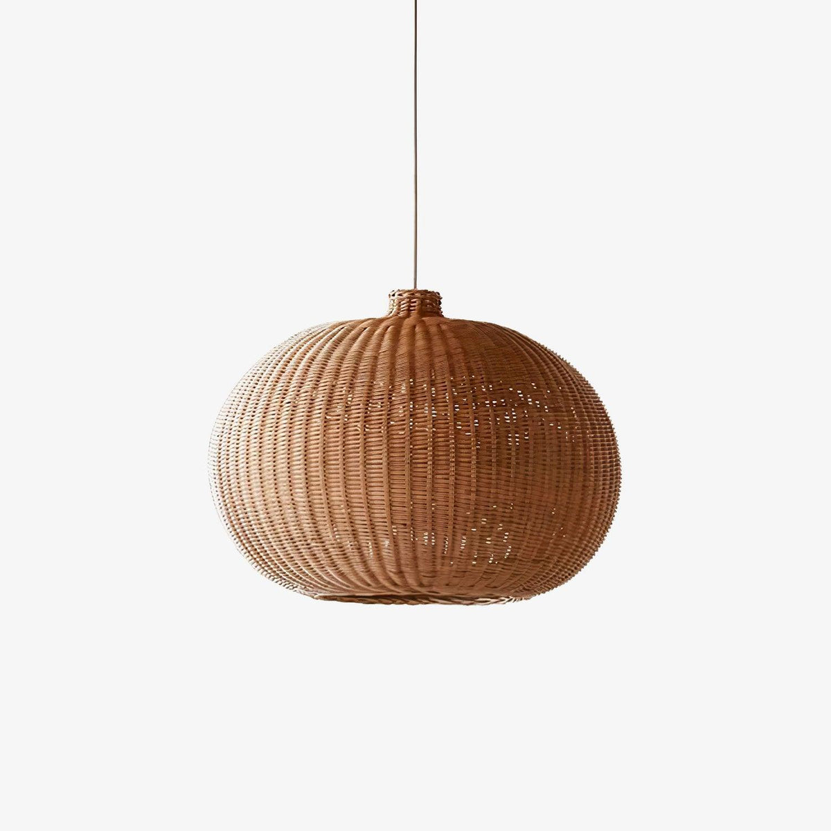 Solvice Vintage Rotin Pendentif Lampe