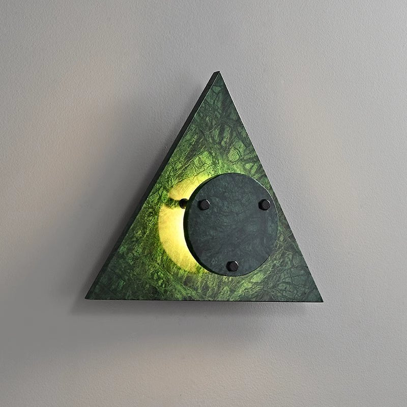 Pyramid Applique Murale Rustique en Marbre