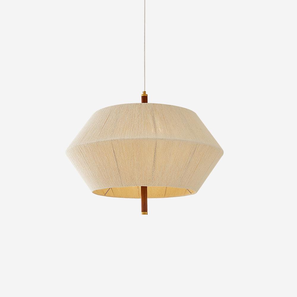 Elowen Pendant Lamp Cotton-Thread Walnut Natural-Neutral Decor