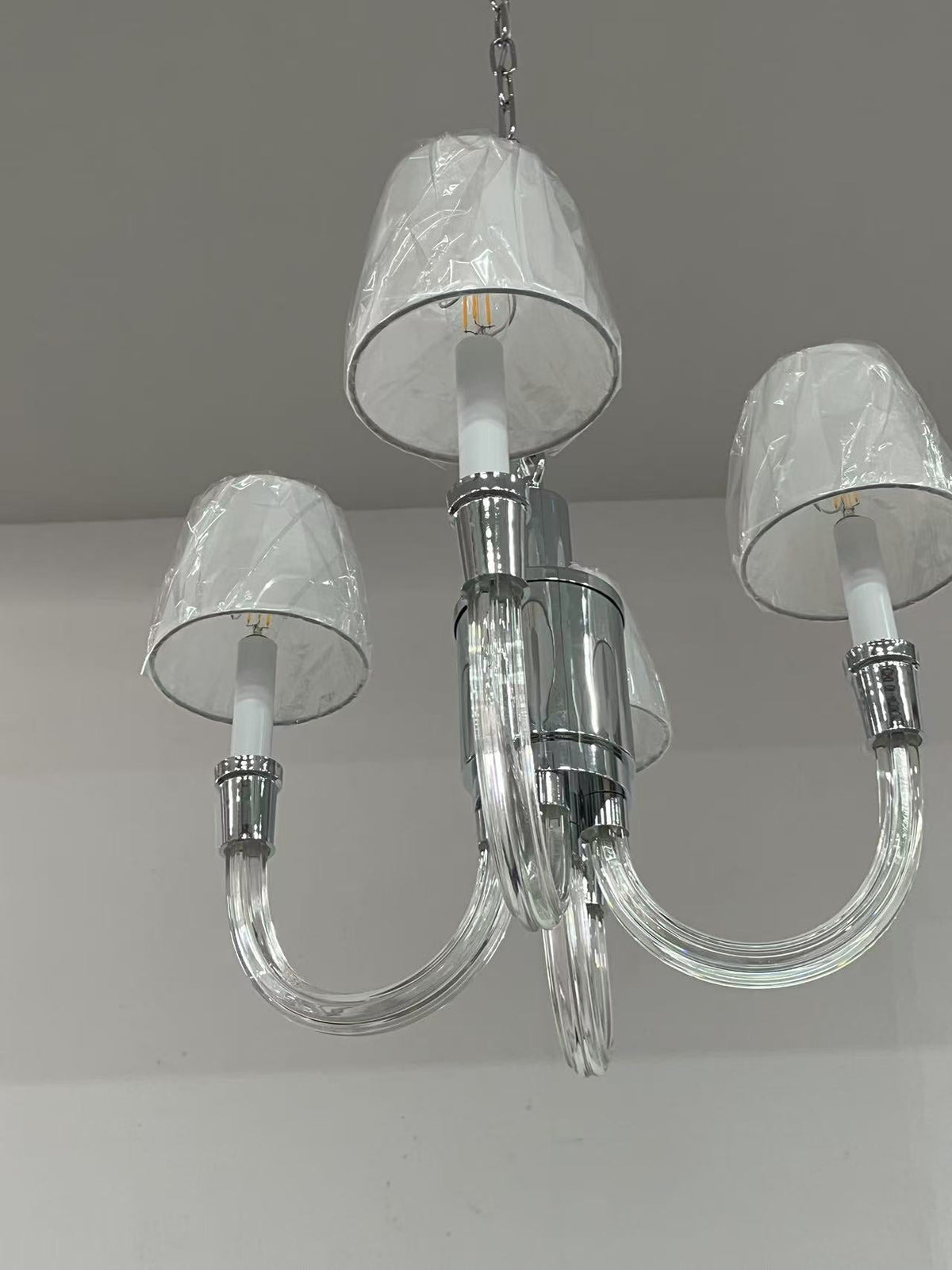 Syvinor Lustre Postmoderne Luxe Cristal Tissu