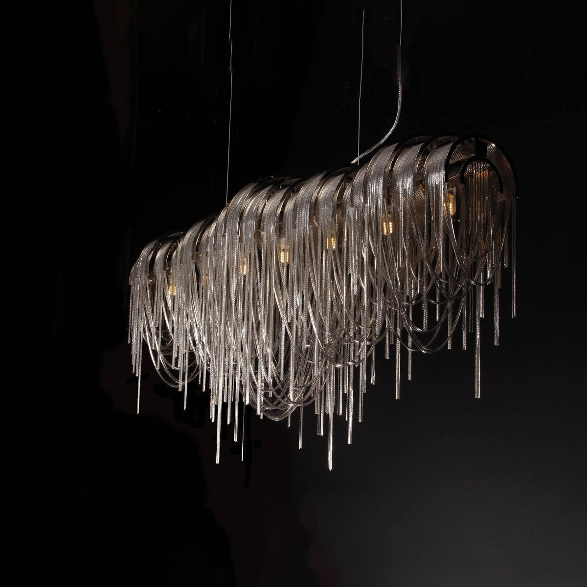 Ravius Lustre Superposé Chaîne Nickel Luxe
