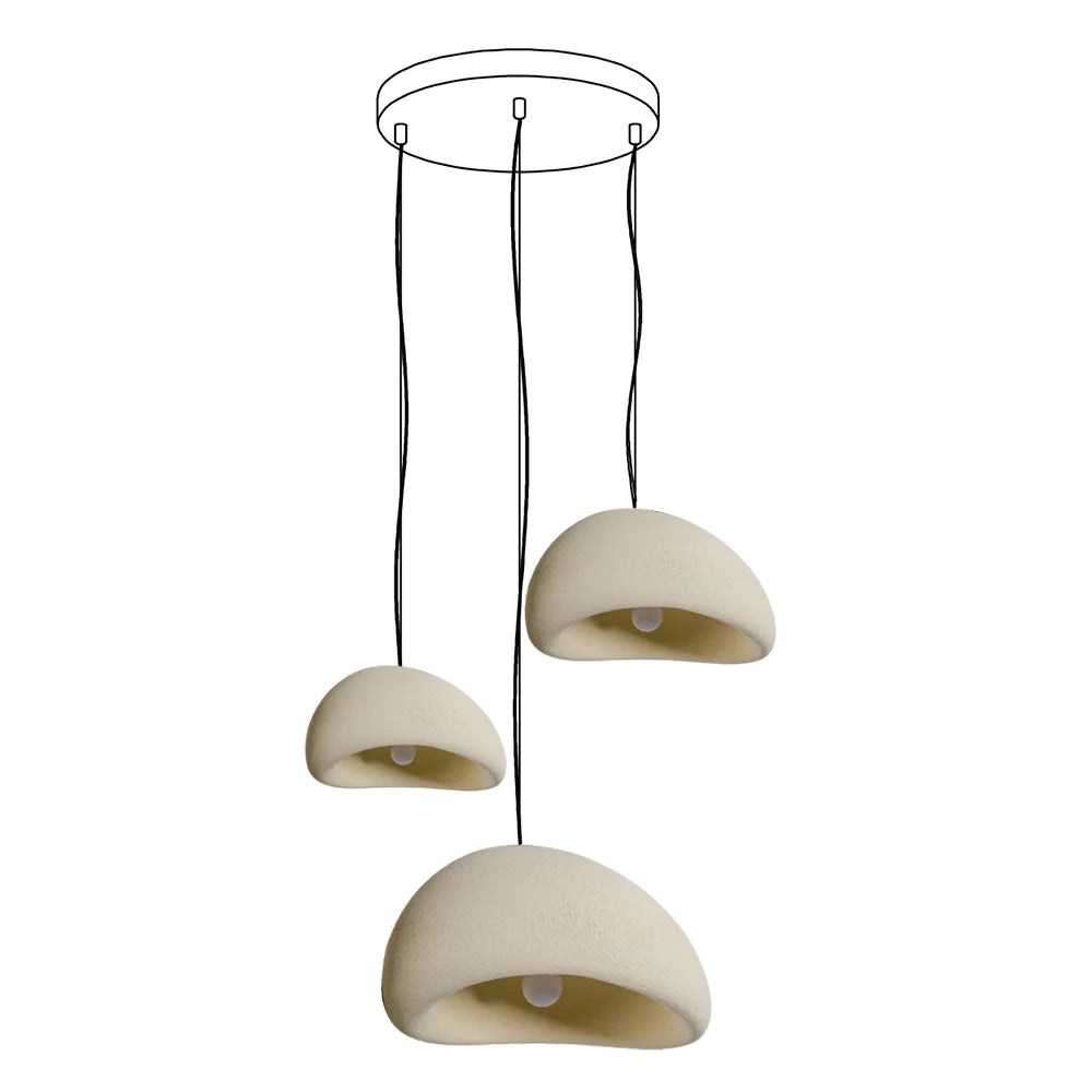 Zevista Lustre Combinaison Rugueuse Wabi-Sabi