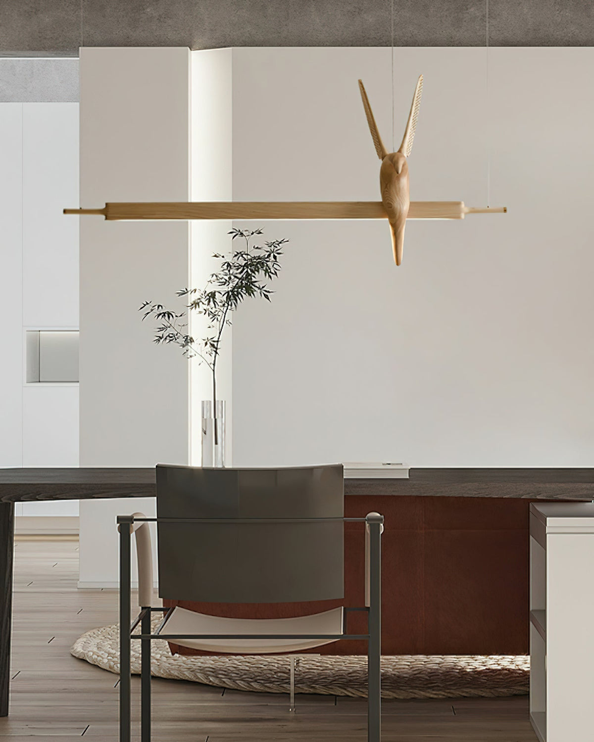 Varinisra Suspension Sculpturale en Chêne