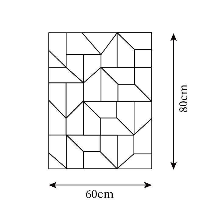 Wall Lamp 3D Geometric Panels Layered Light Art Remote Dimming Modern-Neutral Decor
