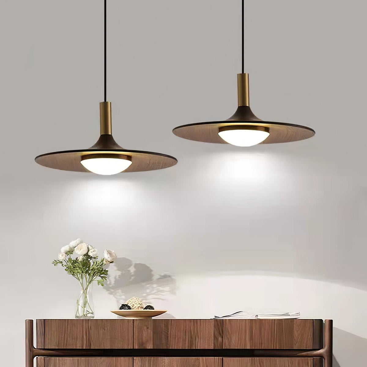 Fiorira Suspension moderne en bois
