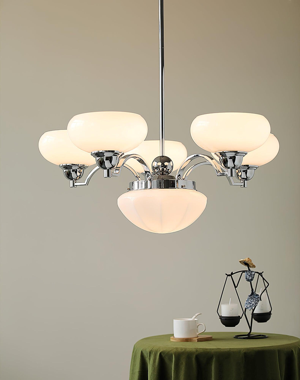 Velelise Lustre Warre Nickel Satiné Verre Fer